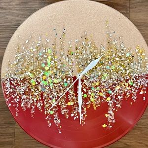 Ice Ice Baby! Art Novelty Clock. SOLD ❤️